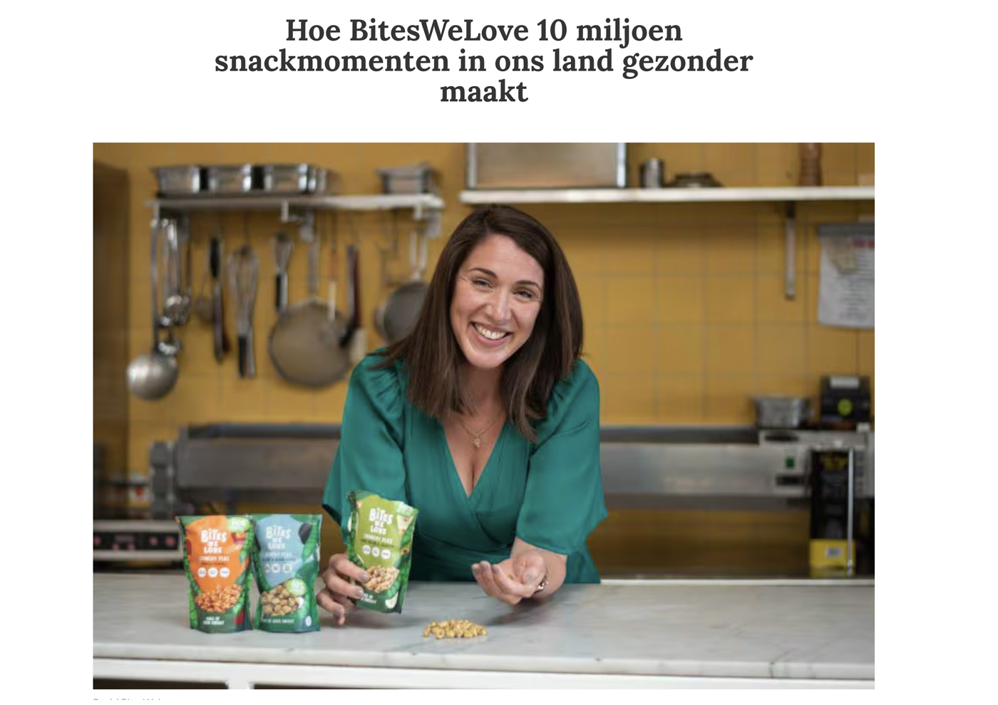 Hoe BitesWeLove 10 miljoen snackmomenten in ons land gezonder maakt