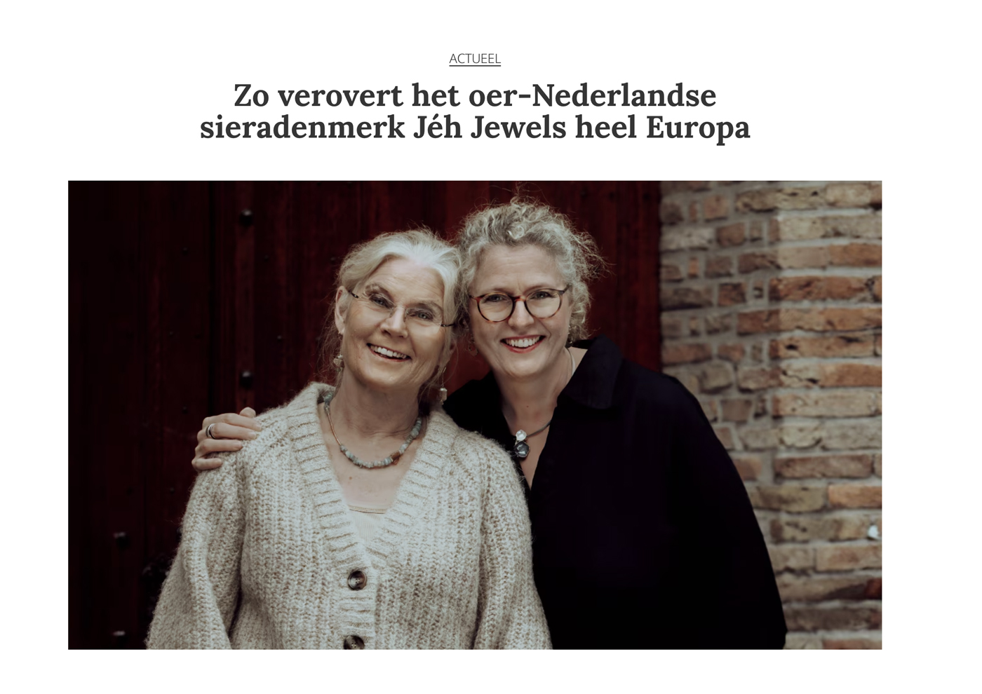 Zo verovert het oer-Nederlandse sieradenmerk Jéh Jewels heel Europa