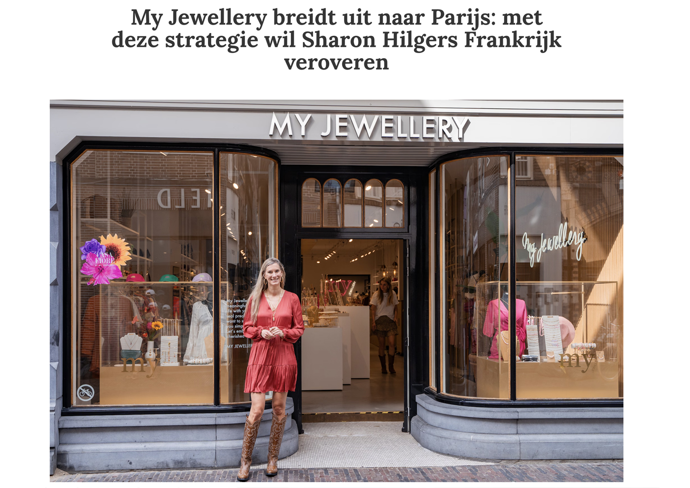 My Jewellery breidt uit naar Parijs: met deze strategie wil Sharon Hilgers Frankrijk veroveren